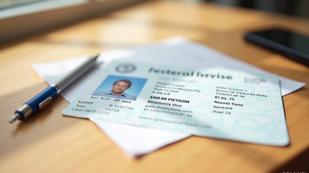 Driver's license and insurance card