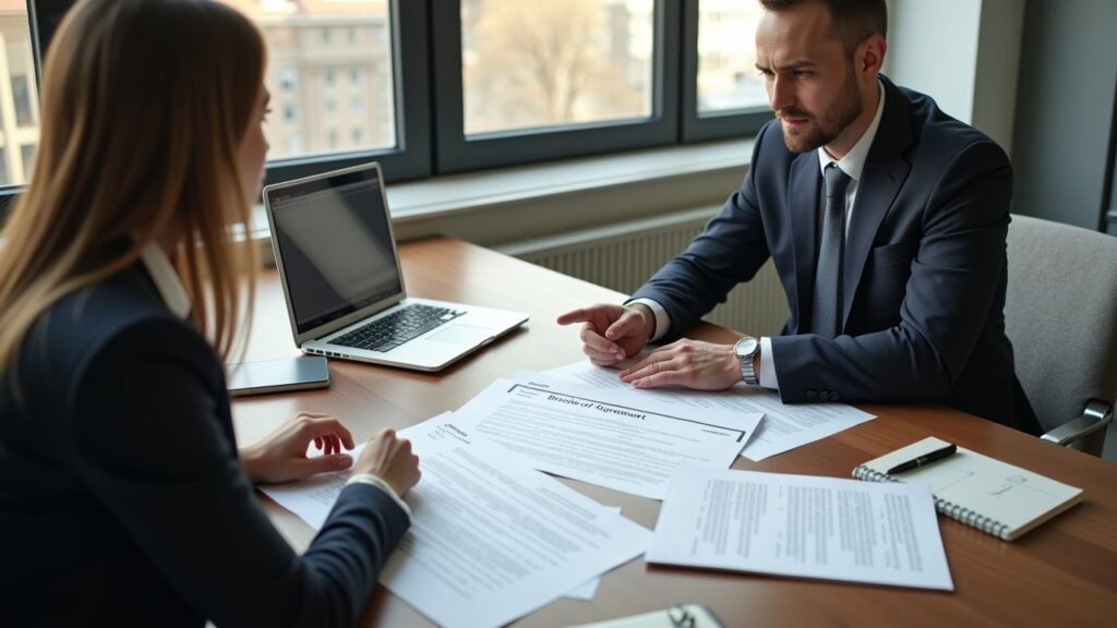 Contract dispute documents