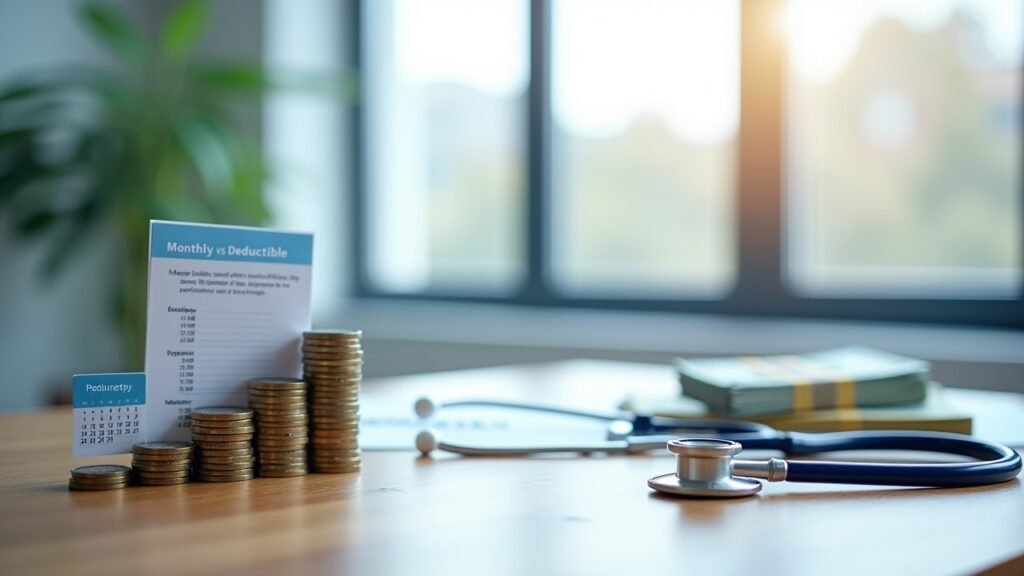 Premium vs deductible comparison
