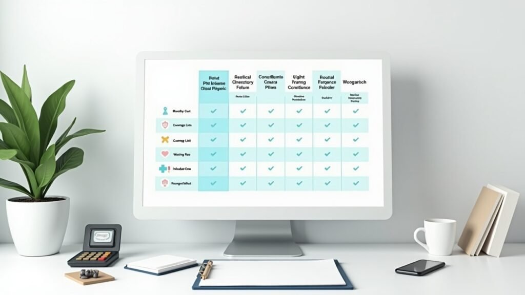 Pet insurance comparison chart
