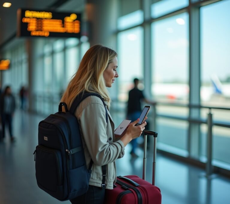Passport and boarding pass