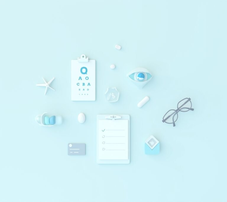 Optometrist examining patient's eyes