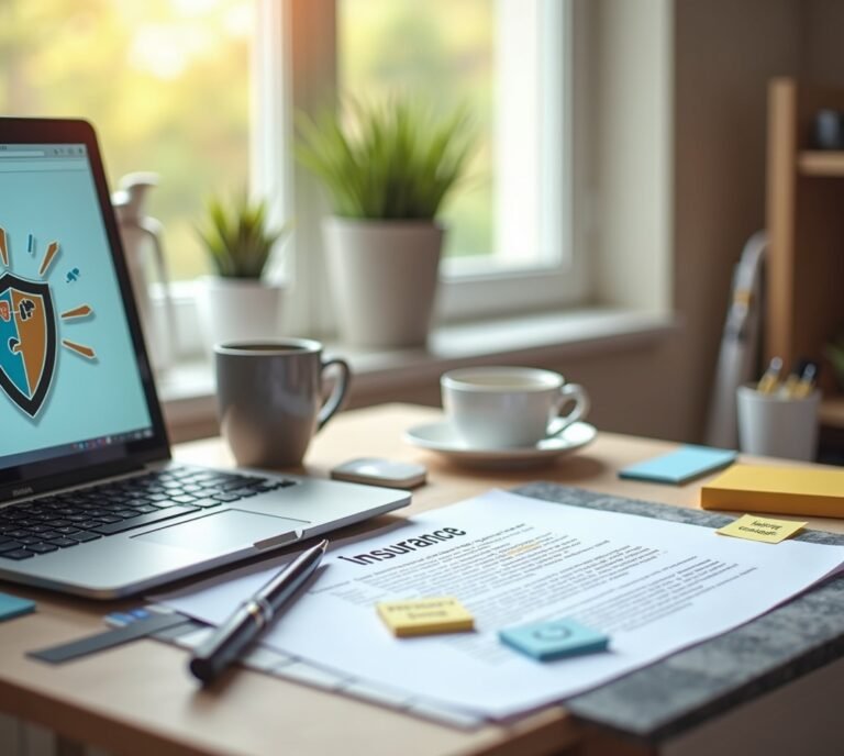 Person working from home office